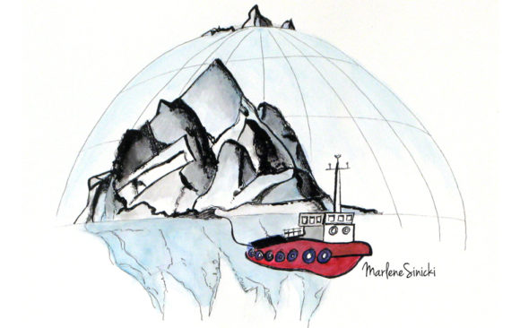 Towing an Iceberg to Equator